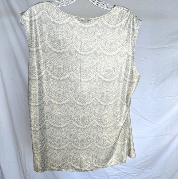 Slinky top + metallic cardigan - Picture 5 of 13